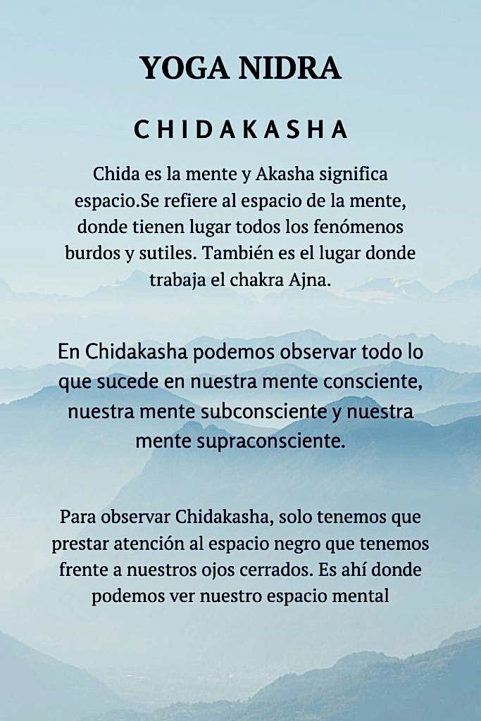 YOGA NIDRA | Meditación Guiada a través del Sueño 5 YOGA NIDRA CHIDAKASHA
