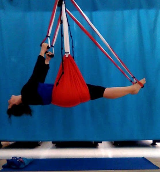 ¿Qué es el YOGA AÉREO? | Posturas Básicas 4 Sesion Clasica 2 1 4 Ext cervical 1