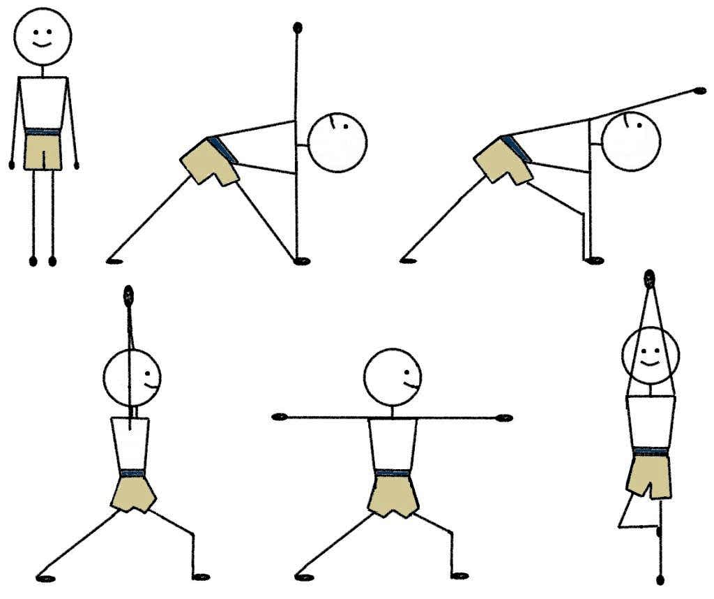 Secuencia de yoga para el Equilibrio mental 2 De pie