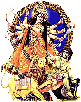 Mitología hindú en nuestra práctica de yoga 4 Goddess Durga Maa PNG Picture 1