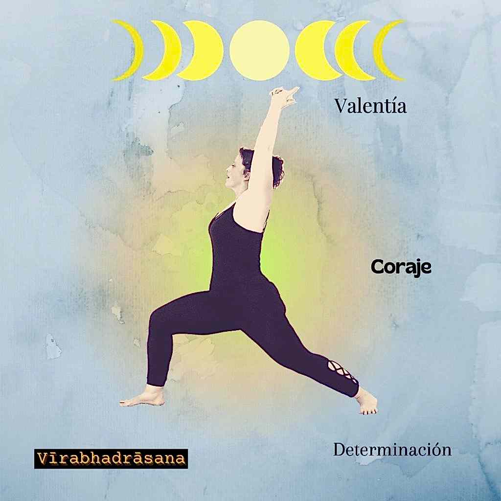 El simbolismo de las posturas de yoga 5 Virabhadrasana simbolismo